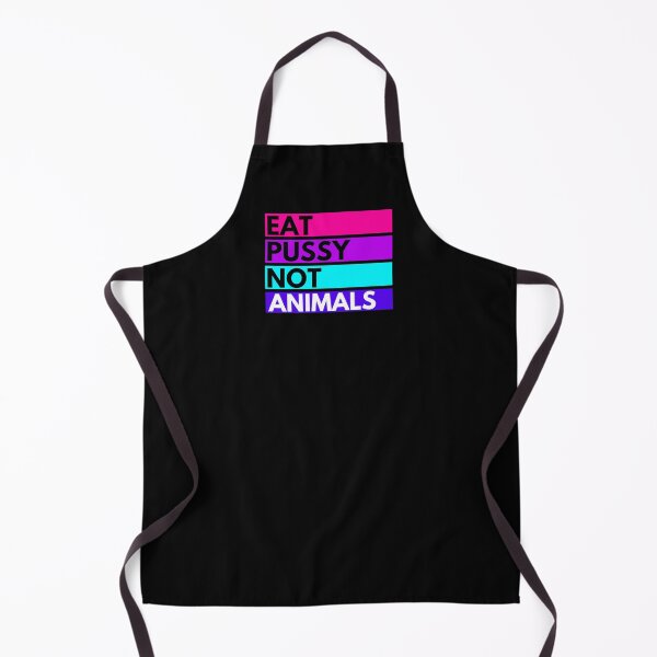 Item preview, Eat Pussy Not Animals - Vegan Bright Retro Style Print designed and sold by Vegginitup.