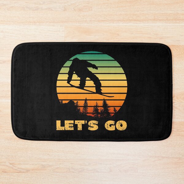 Item preview, Let's Go, I'd Rather Be Snowboarding, Let's Shred, Vintage, Retro designed and sold by Coralgb.