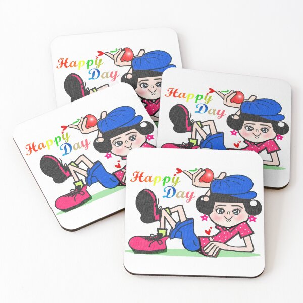 Item preview, Happy day - Cute lady  designed and sold by Shirley cute art .