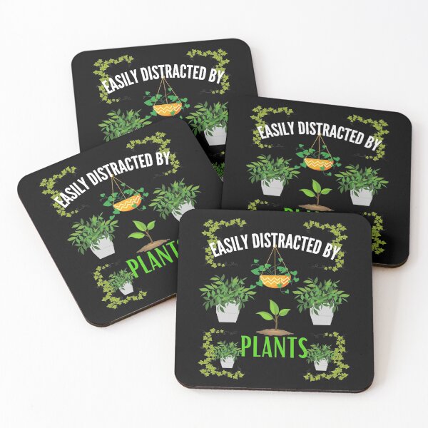 Item preview, Easily Distracted By Plants - Cute Plant Lover Gift designed and sold by lou731.
