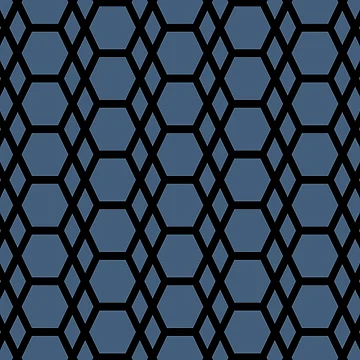 Vorschaubild zum Design Black and Blue Tessellation Line Pattern 13 Pairs Diamond Vogel 2022 Popular Colour Happy Tune 0648 von ColorOfTheYears