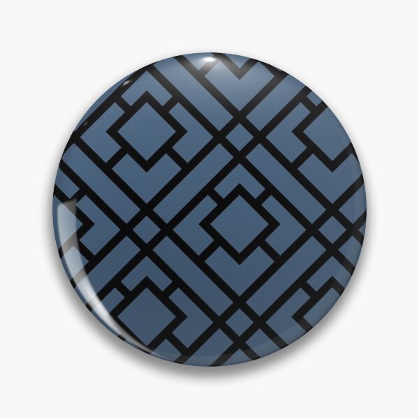 Artikelvorschau, Black and Blue Tessellation Line Pattern 24 Pairs Diamond Vogel 2022 Popular Colour Happy Tune 0648 entworfen und verkauft von ColorOfTheYears.