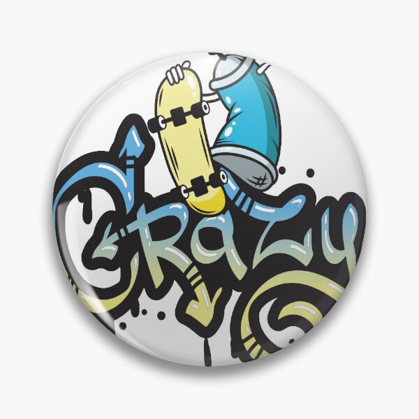 Item preview,  T-shirt Crazy Skateboarding Paint with dyeing spray  designed and sold by STORHAMIDO.