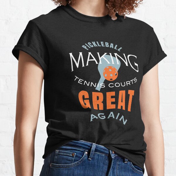 Item preview, Funny Pickleball Saying Making Tennis Courts Great Again designed and sold by whyitsme.