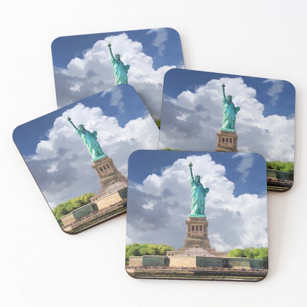 Item preview, Statue of Liberty Majestic Clouds designed and sold by Christopher Arndt.