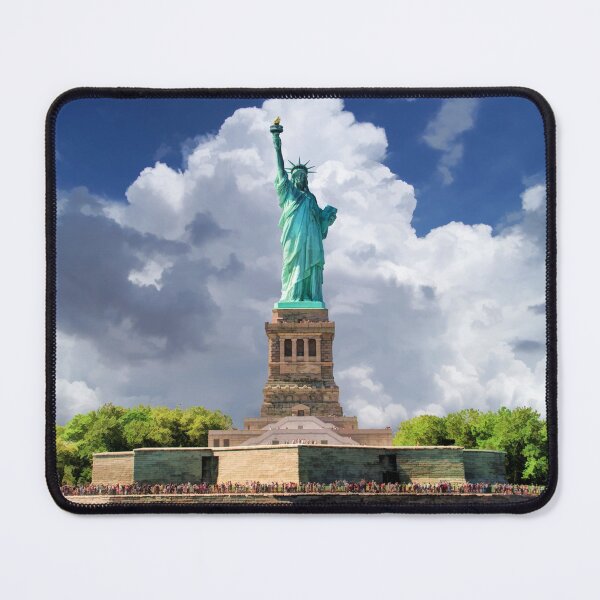 Item preview, Statue of Liberty Majestic Clouds designed and sold by Christopher Arndt.