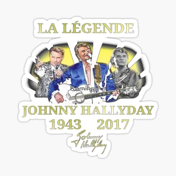 Johnny hallyday  Sticker