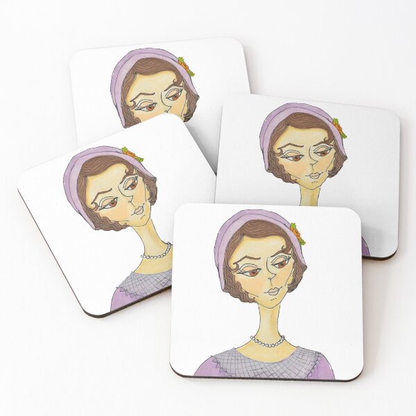 Item preview, 1930s Girl in a Cloche  designed and sold by LuvbuzzArt.