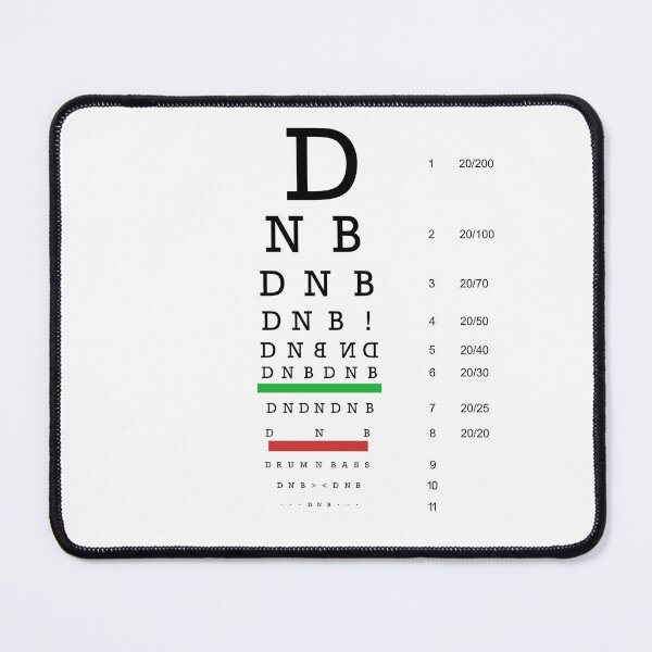 Item preview, DNB Eye Test (Original Drop) designed and sold by drumandbass01.
