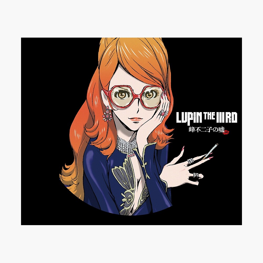 Lupin Iii Mine Fujiko Photographic Print For Sale By Jen0v Redbubble