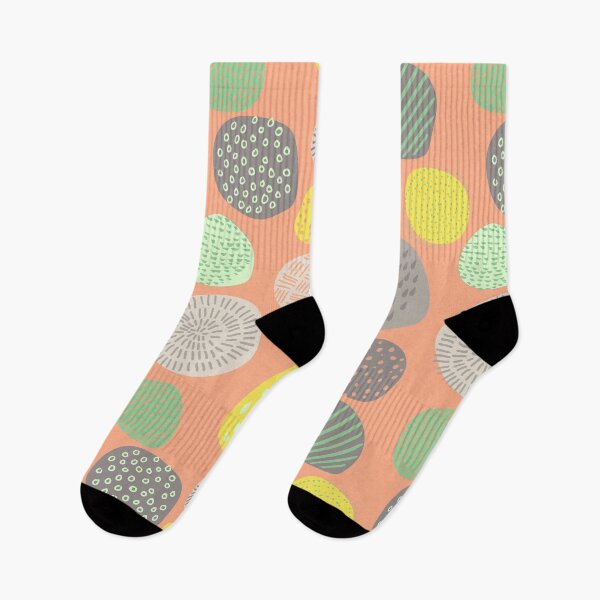 Item preview, Abstract Pattern of Multi-colored Circles designed and sold by latheandquill.