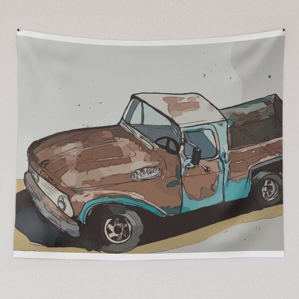 Item preview, Vintage pickup truck - WelshDesigns designed and sold by welshdesigns.