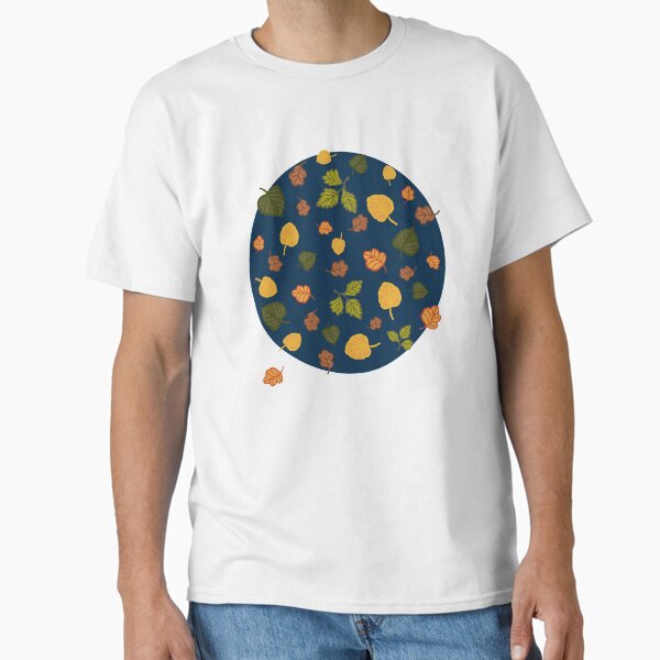 Colorful dancing leaves Classic T-Shirt
