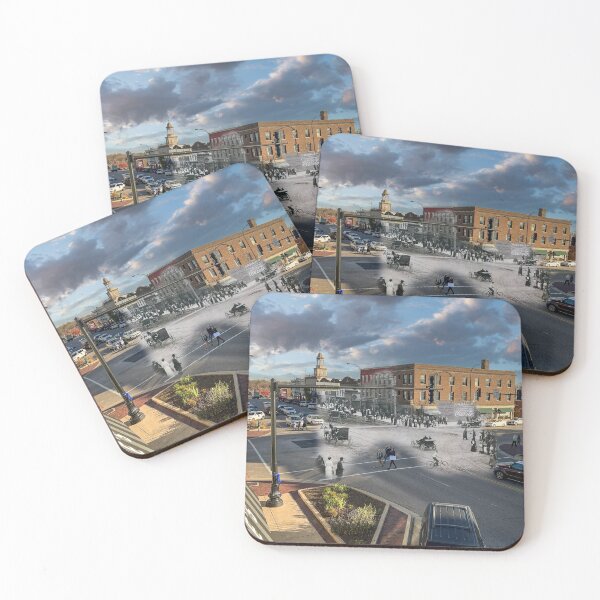 Item preview, Mashup Geneva, IL - Birdseye view of State and 3rd Street Intersection designed and sold by Shumway  Studio.