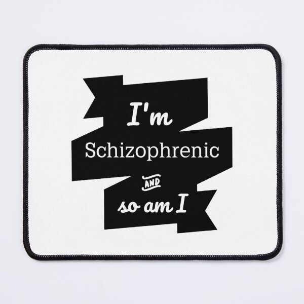 Item preview, Im schizophrenic unisex funny masks.  designed and sold by Sloyar.