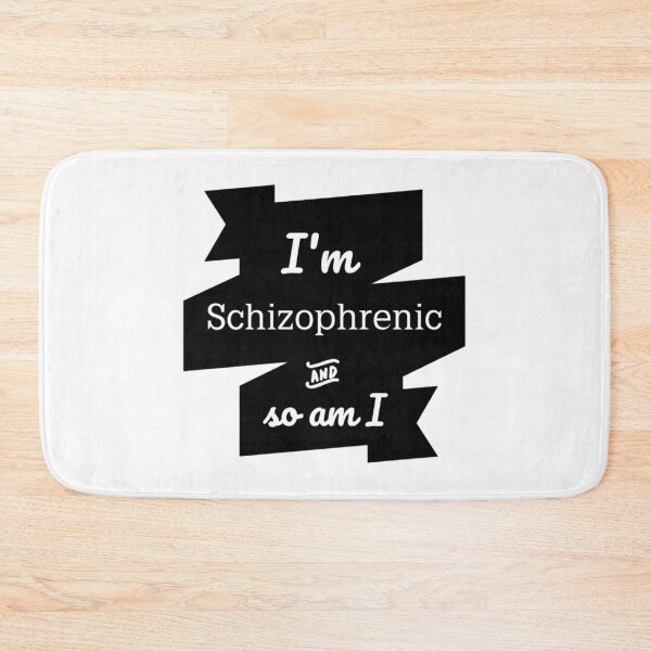 Item preview, Im schizophrenic unisex funny masks.  designed and sold by Sloyar.