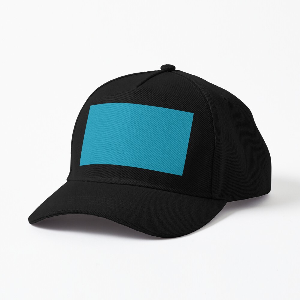 blue green cap