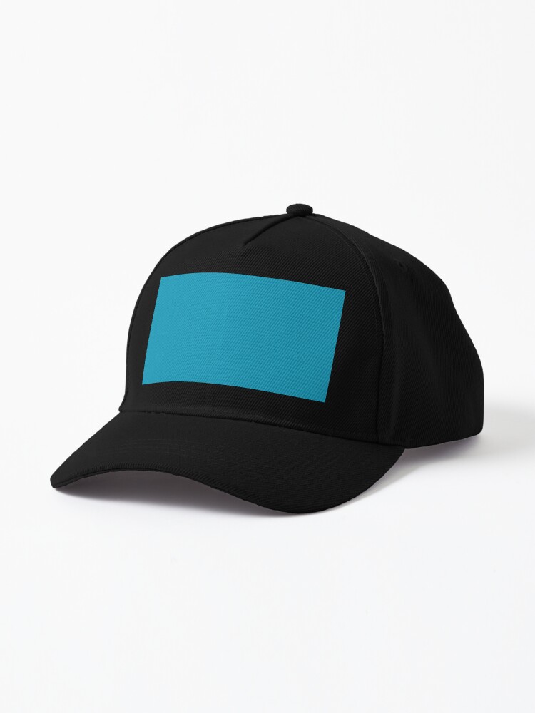 blue green cap