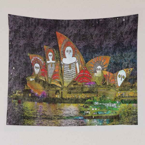 Item preview, Aboriginal Sydney Opera House designed and sold by Earth-Magic.