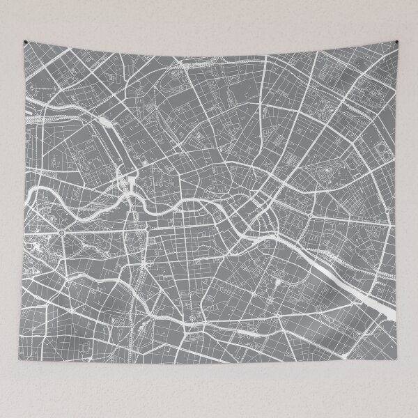 Item preview, Berlin, Germany, City Map - Grey designed and sold by helloadventure.