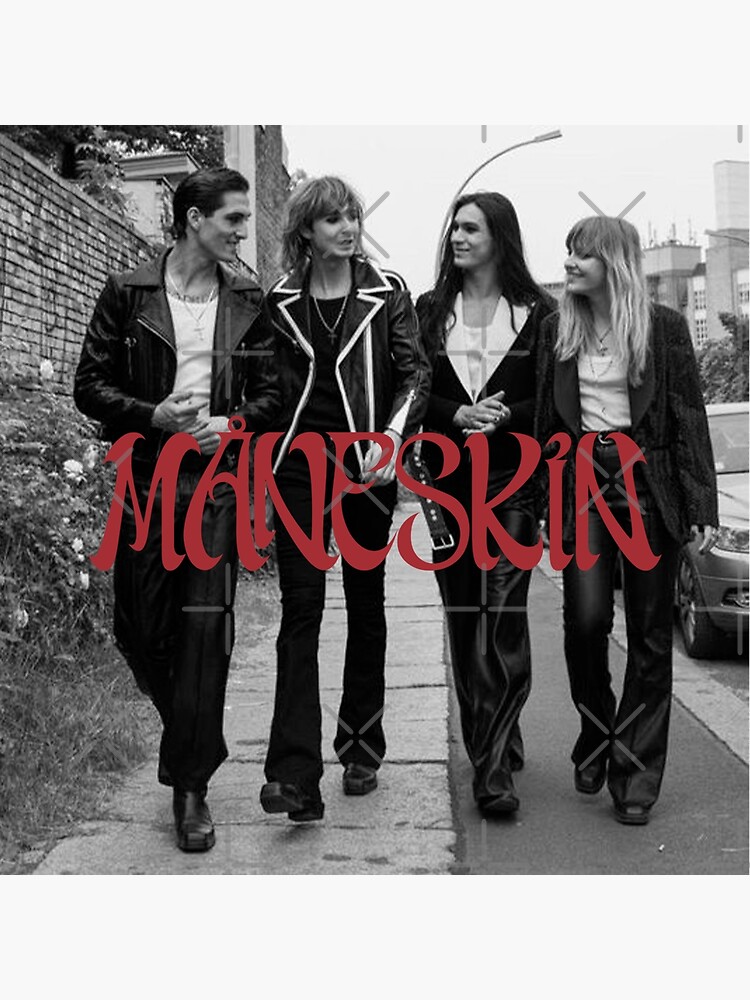 Maneskin Premium Matte Vertical Poster Designed & Sold By Cristina Lima