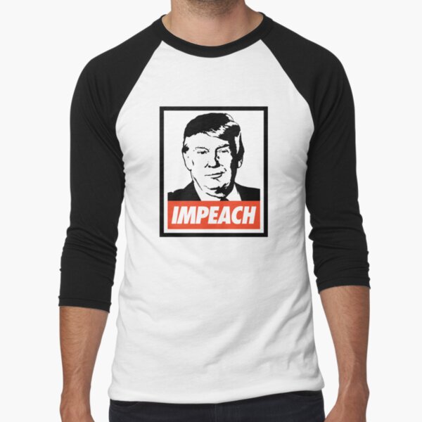 Impeach Trump Baseball ¾ Sleeve T-Shirt
