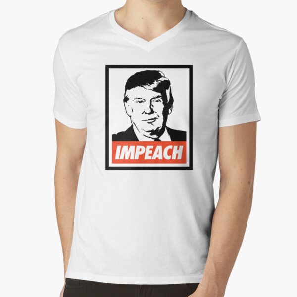 Impeach Trump V-Neck T-Shirt