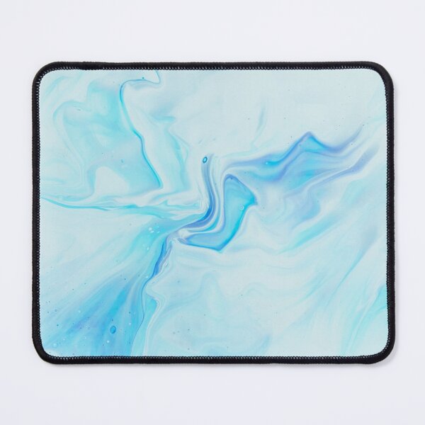 Item preview, Light Blue Marble Watercolor Swirls designed and sold by newburyboutique.
