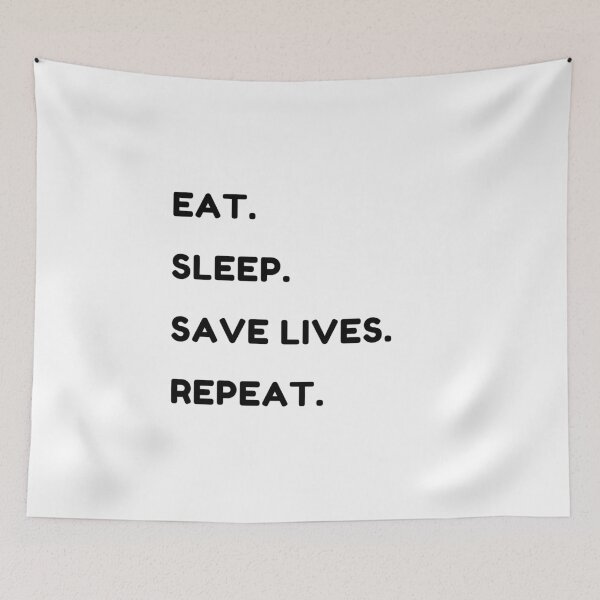 Item preview, Eat sleep save lives repeat, keep calm and save lives, nurse,  designed and sold by oufa.