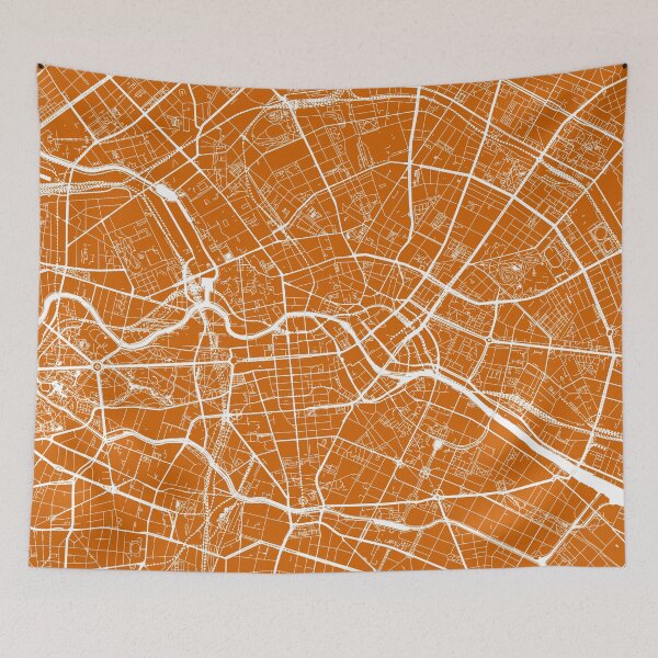 Item preview, Berlin, Germany, City Map - Orange designed and sold by helloadventure.