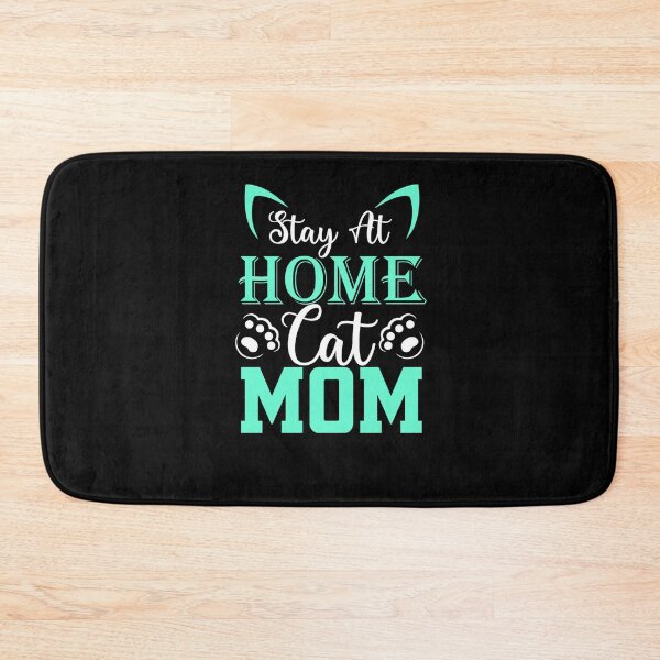 Item preview, Stay at home cat mom shirt designed and sold by Ayoublab.