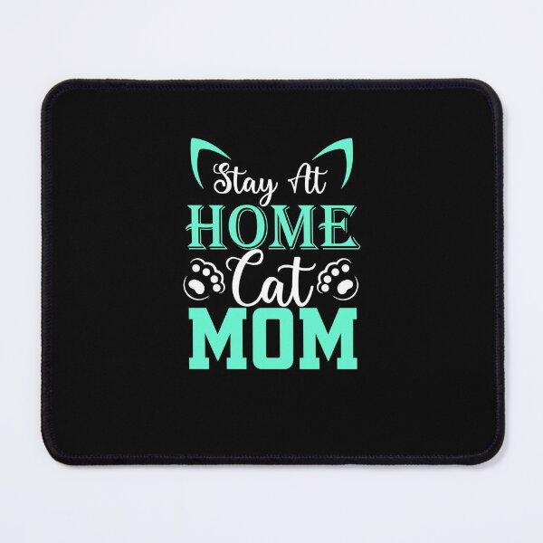Item preview, Stay at home cat mom shirt designed and sold by Ayoublab.