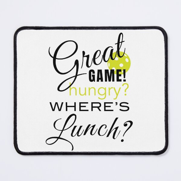 Item preview, Funny Pickleball Where's Lunch? designed and sold by whyitsme.