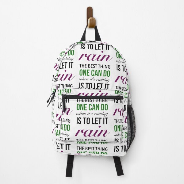 Item preview, The Best Thing One Can Do When It's Raining Is To Let It Rain - The Powerful Motivational Phases designed and sold by Delandor.