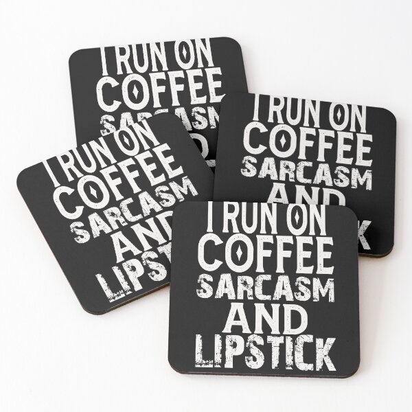 Item preview,   coffee and sarcasm small  designed and sold by Bachirdz.