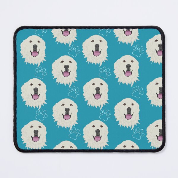 Item preview, Great Pyrenees Pattern - bright blue designed and sold by KantstandyaC.