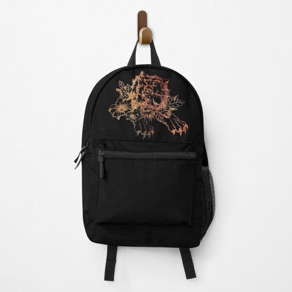 Item preview, Golden Glitter Floral Tiger - 2022 Year of the Tiger designed and sold by Trinket-Trickster.