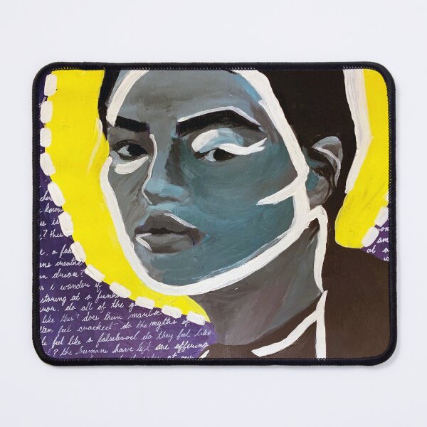 Item preview, Blue Girl with Halo designed and sold by mckeillam.