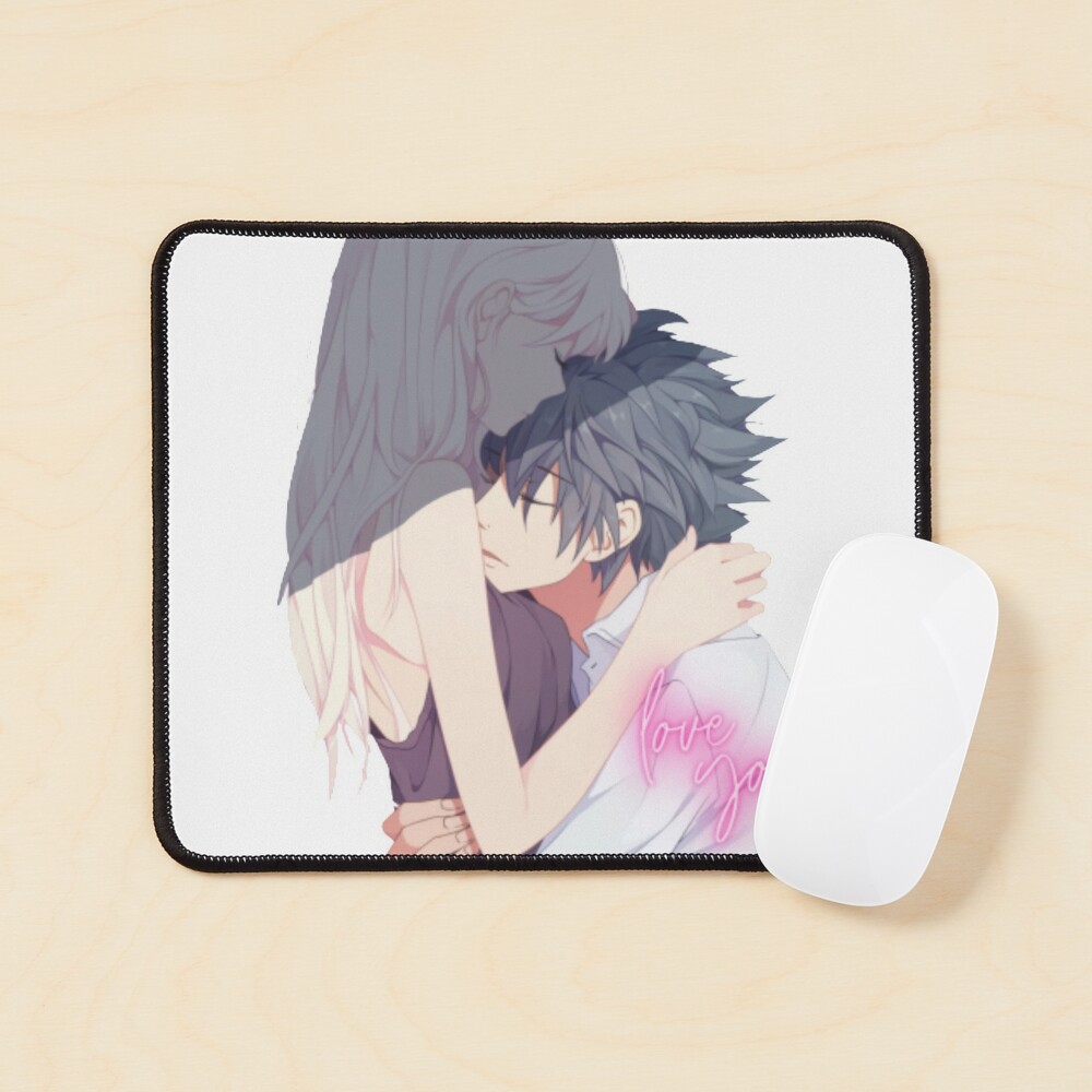 Cute anime couple kiss | iPad Case & Skin