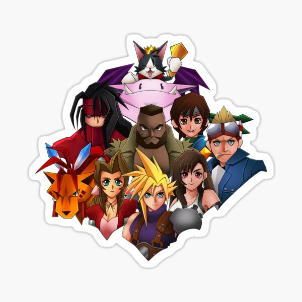 Item preview, Low Poly FF7 designed and sold by IttyBittyGamer.