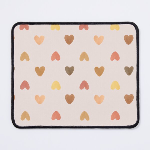 Item preview, Brown Hearts pattern designed and sold by Rachel Dash-Williams Creative.