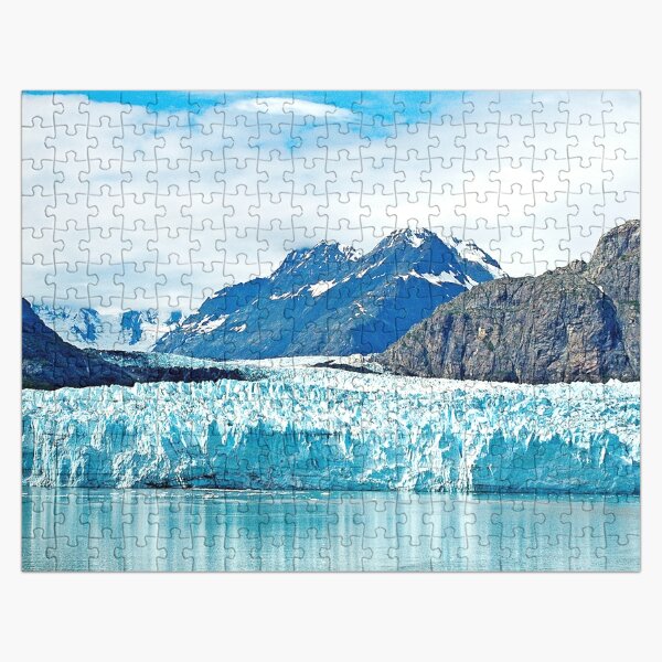 Iceberg Glacier, Alaska, Blue Ice, Landscape Photo Print, Nature