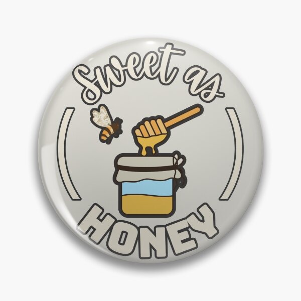 Item preview, Sweet As Honey Cute Honey Jar And Bee  designed and sold by TrulyEpoque.