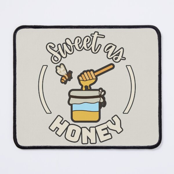 Item preview, Sweet As Honey Cute Honey Jar And Bee  designed and sold by TrulyEpoque.