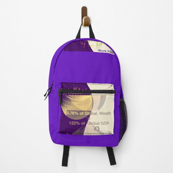 Item preview, Get Wealth Working for Humanity Purple and Gold Edition  designed and sold by SpArtk.