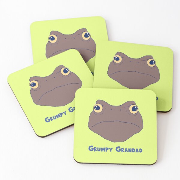Item preview, Grumpy Grandad Toad Face designed and sold by elevenkivi.