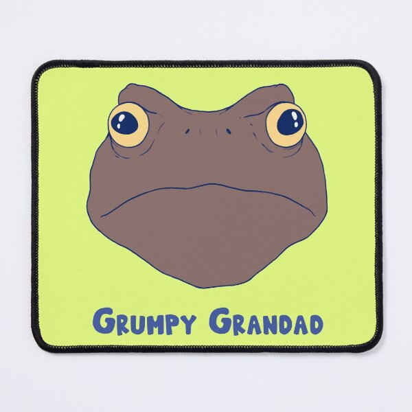 Item preview, Grumpy Grandad Toad Face designed and sold by elevenkivi.