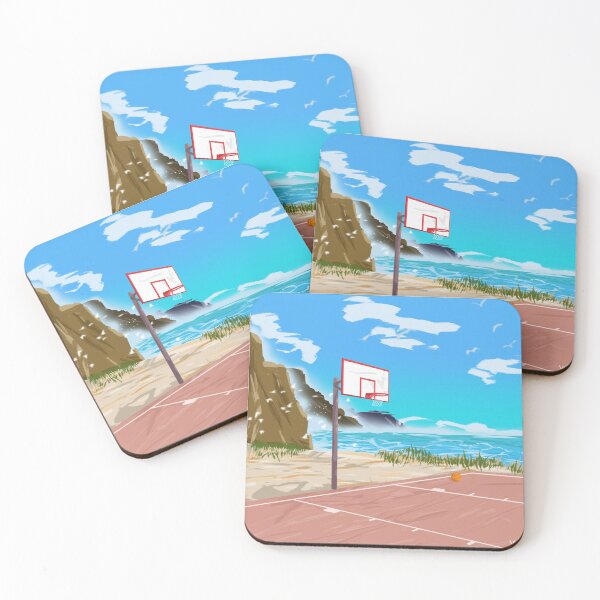 Aperçu de l'œuvre Tableau de basket-ball de plage créée et vendue par WalkDesigns.