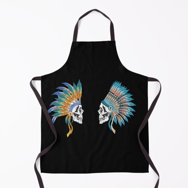 Item preview, Skulls Indian chiefs designed and sold by CrazyHowCool.