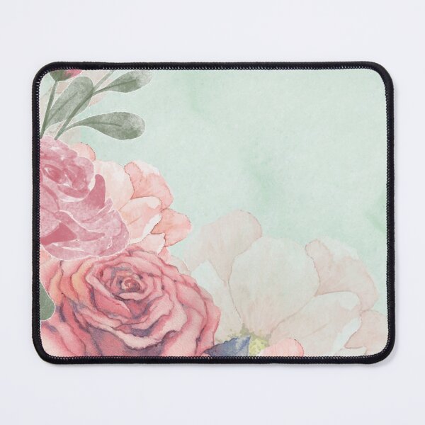 Item preview, Sea Green and Pink Roses Divine Feminine Design designed and sold by Embodied Goddesses.